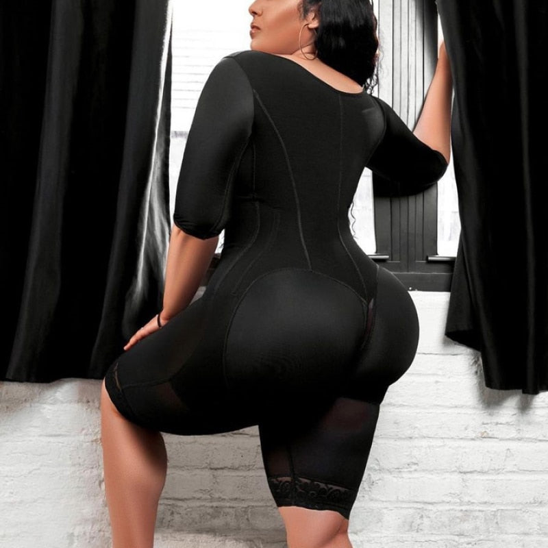 BGFIIPAJG Shapewear Plus Size Women Black Shapewear Bodysuit