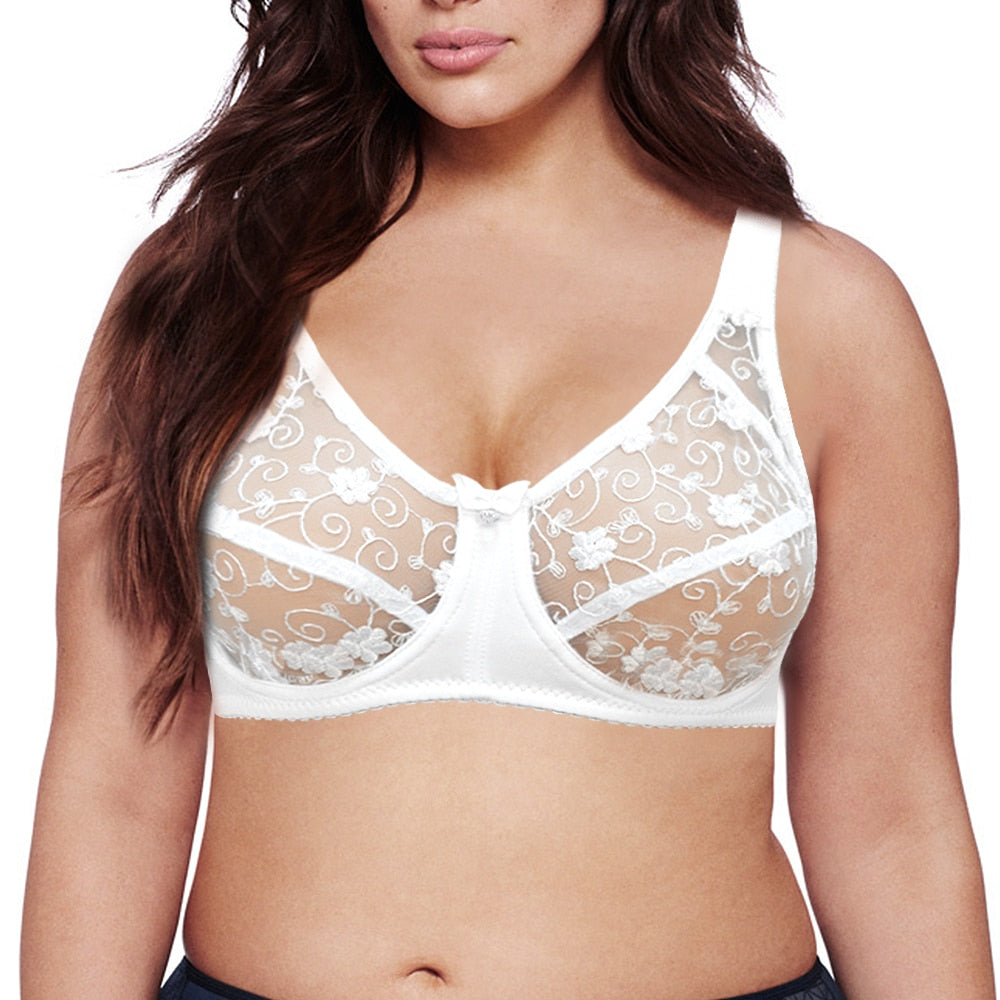 Ultra thin Lace Bra & Panty Set Plus Size Women – MKWplussize and More