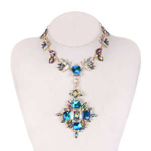 Crystal Star Chocker Necklace Womens Jewelry