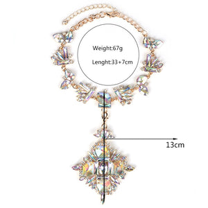 Crystal Star Chocker Necklace Womens Jewelry