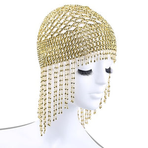 Cleopatra Beaded Head Cap