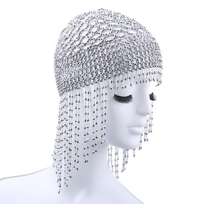 Cleopatra Beaded Head Cap