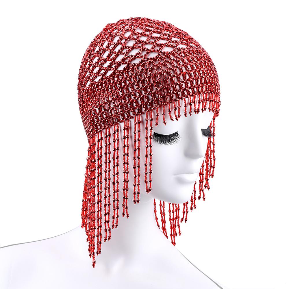 Cleopatra Beaded Head Cap