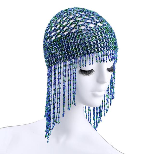 Cleopatra Beaded Head Cap