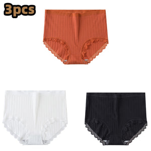 2XL 3 Pack Assorted Color  Textured Stripe Cotton Underwear