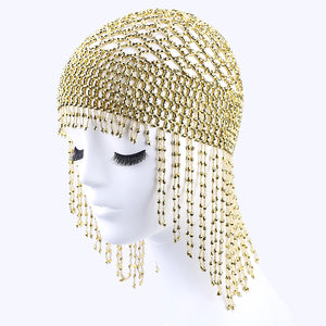 Cleopatra Beaded Head Cap