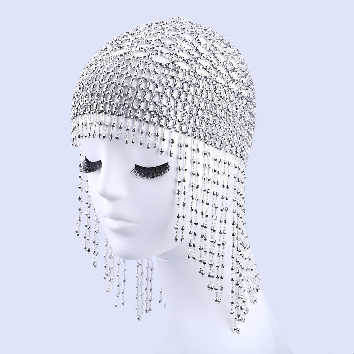 Cleopatra Beaded Head Cap