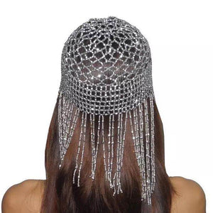 Cleopatra Beaded Head Cap