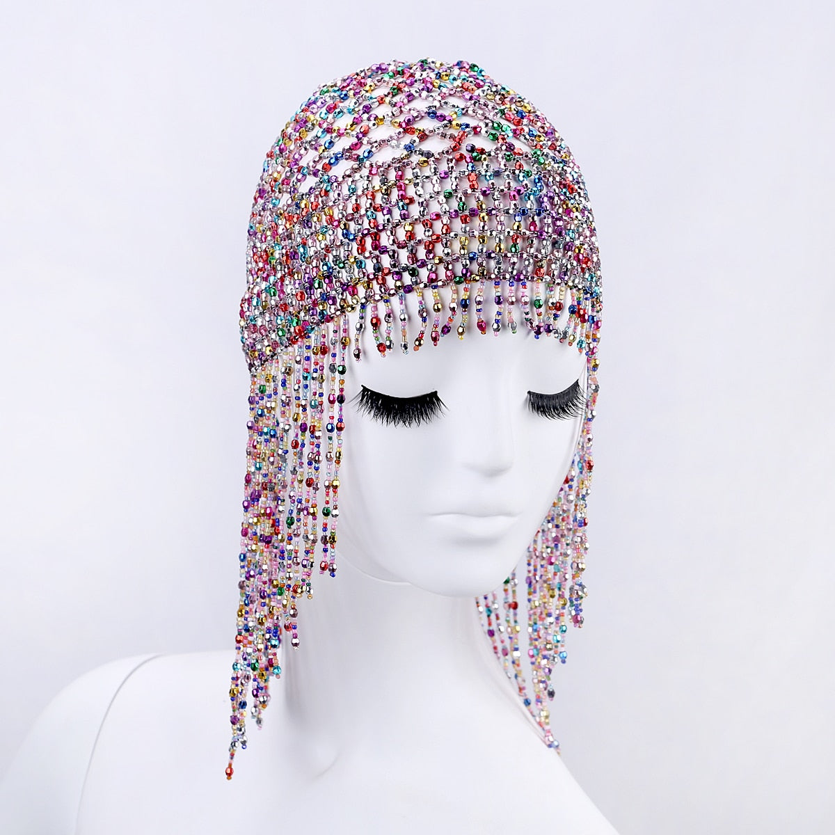 Cleopatra Beaded Head Cap