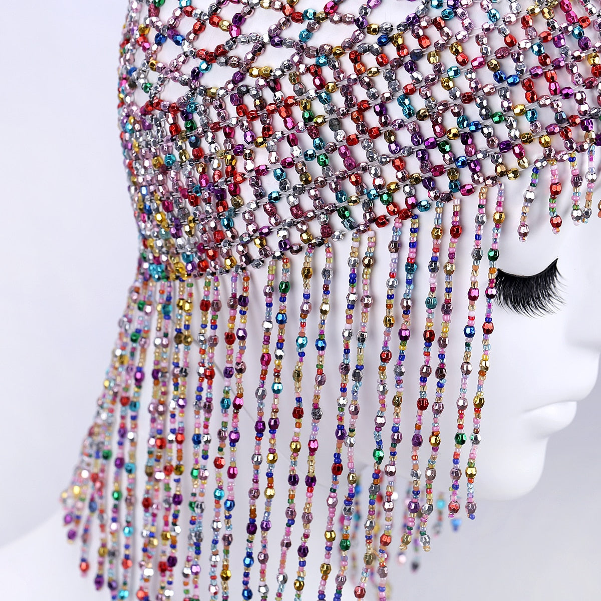 Cleopatra Beaded Head Cap