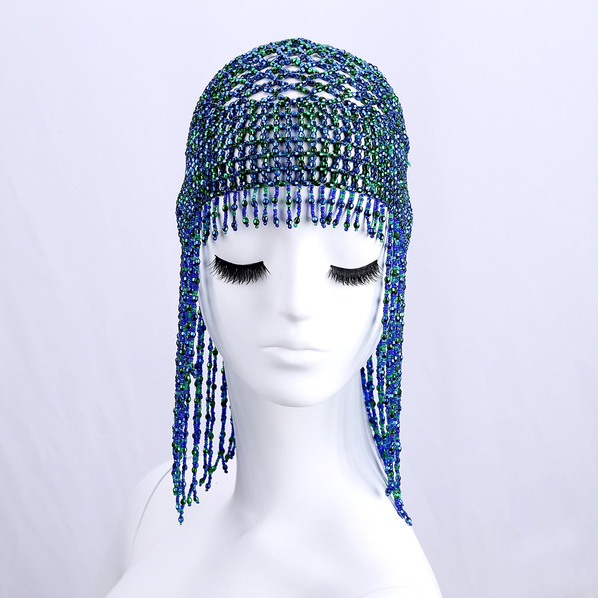 Cleopatra Beaded Head Cap