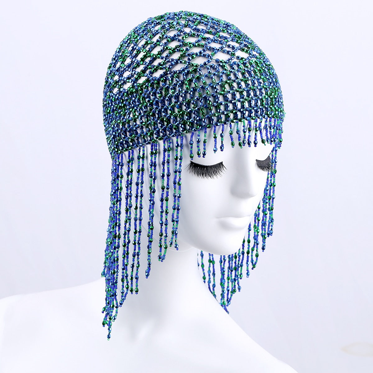 Cleopatra Beaded Head Cap