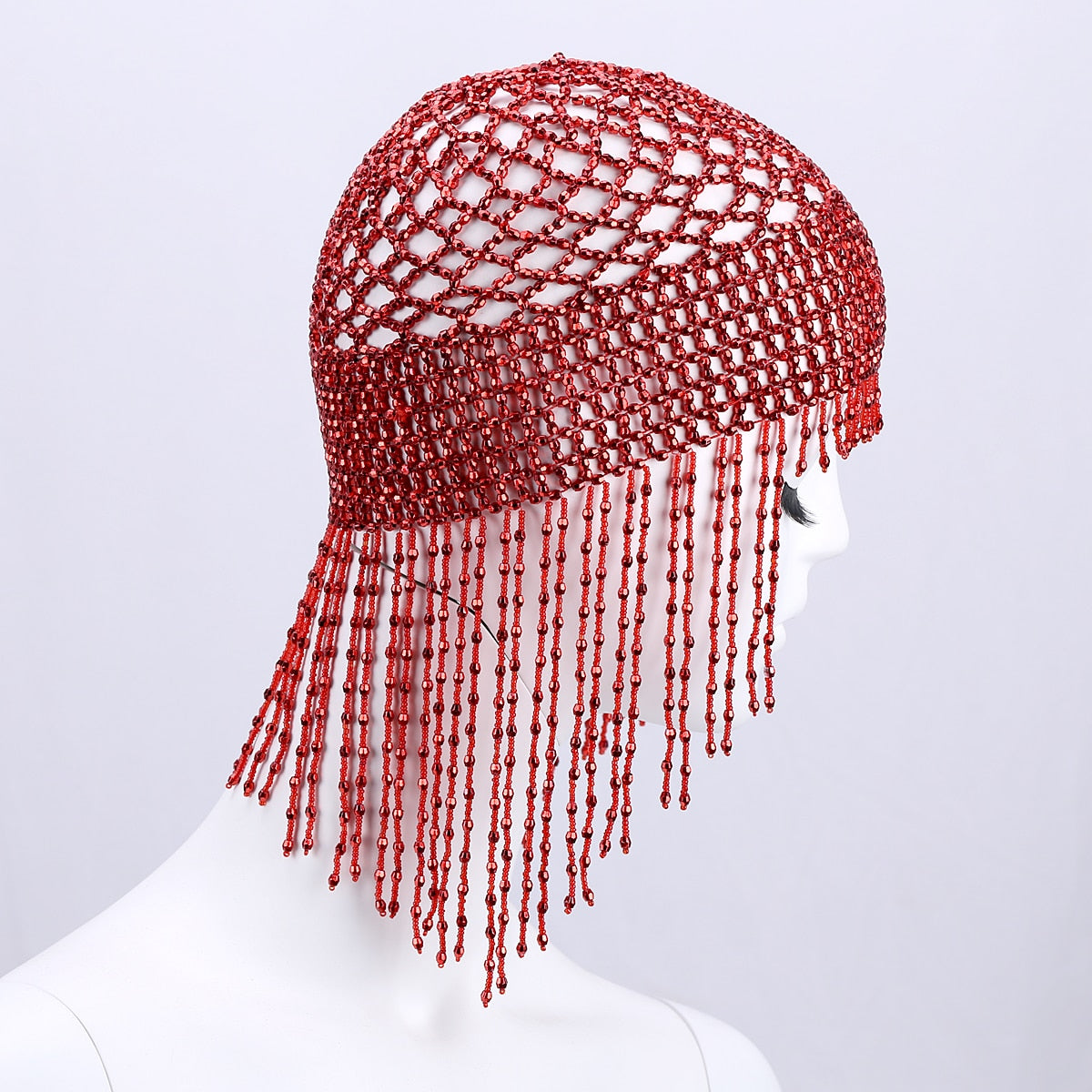 Cleopatra Beaded Head Cap