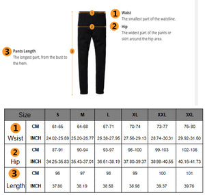 3XL High Waist Pencil Pants w/Belt Plus Size Women