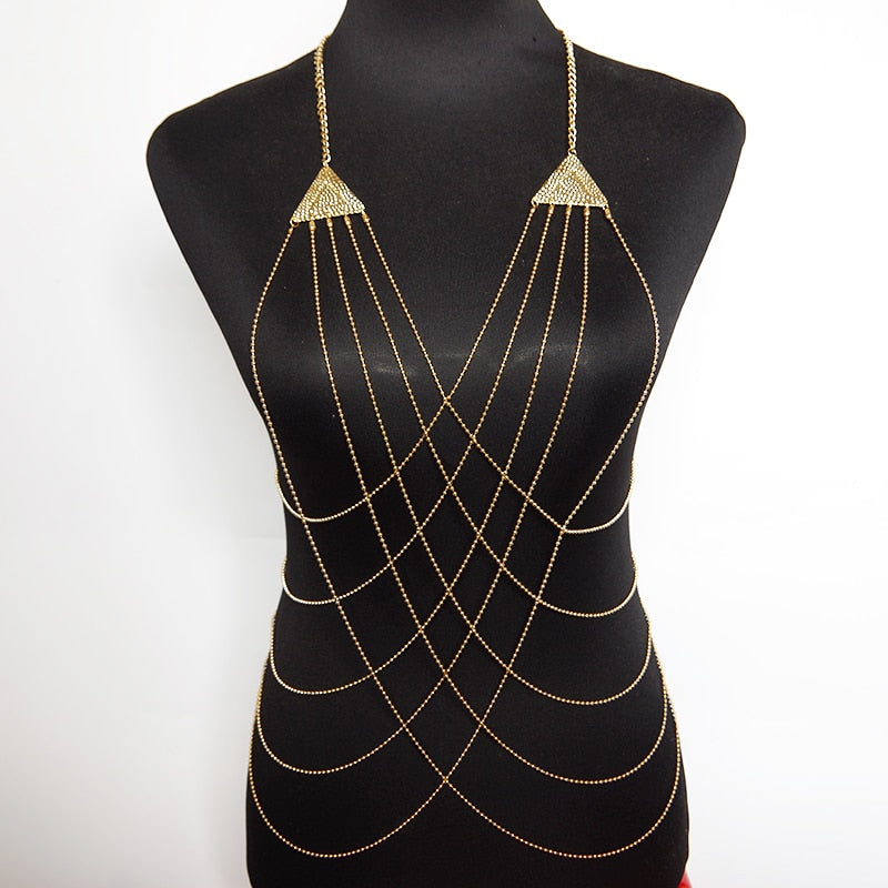 Geometric Holowed Out Body Chain