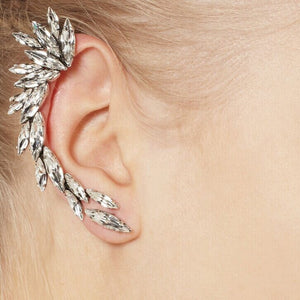 Crystal Rhinestone  Cuff Wrap Earrings Womens Jewelry